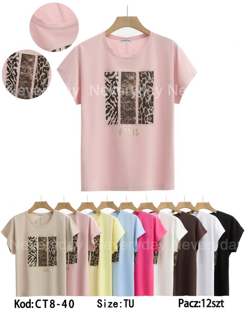 Bluzki damskie  Roz Standard, Mix Kolor Paczka 12 szt